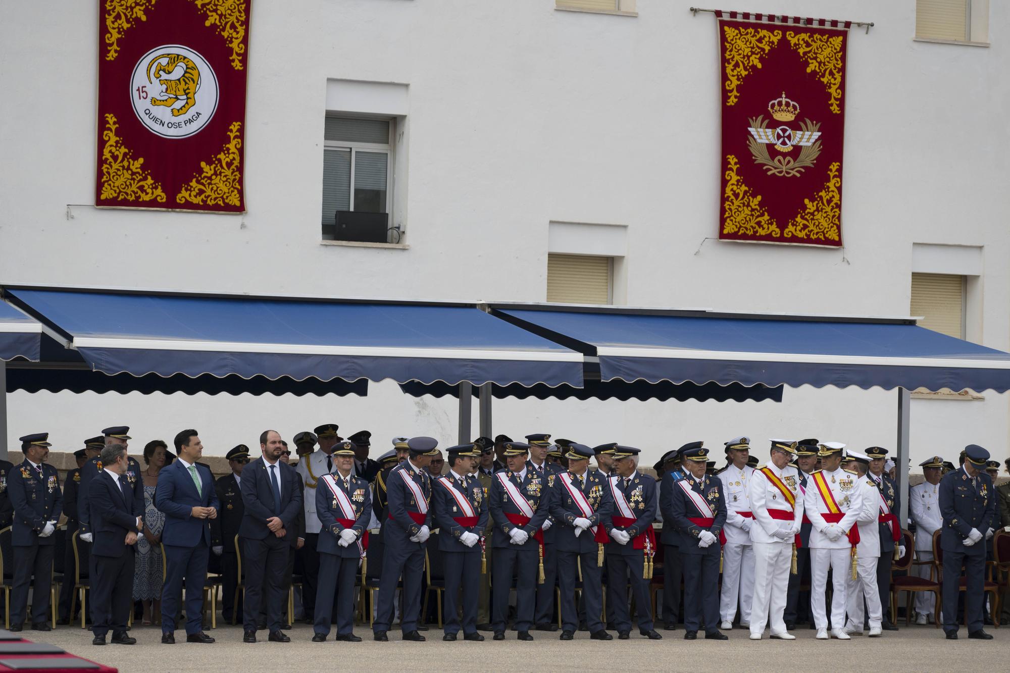 Las imágenes de la visita del rey Felipe VI en la Academia General del Aire de San Javier