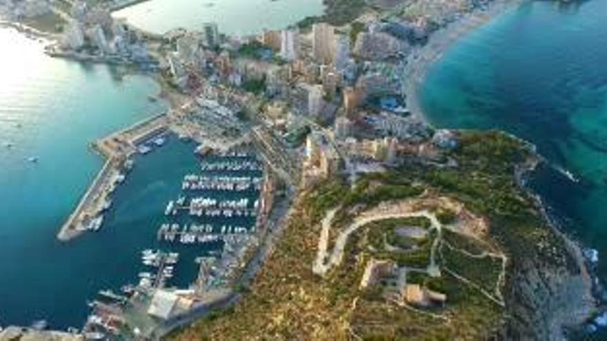 El peñón de Ifach desde el aire