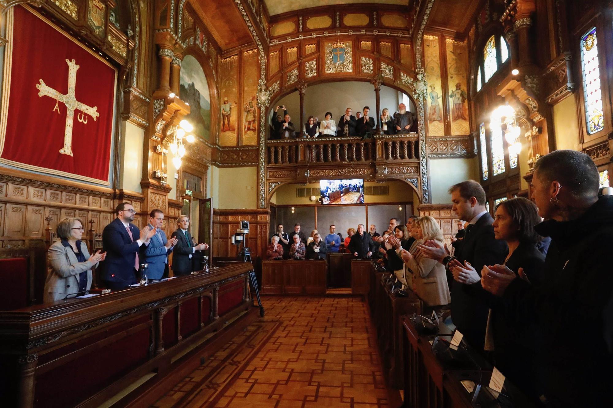 EN IMÁGENES: Así fue el homenaje en la Junta a los asturianos deportados a campos de concentración nazis