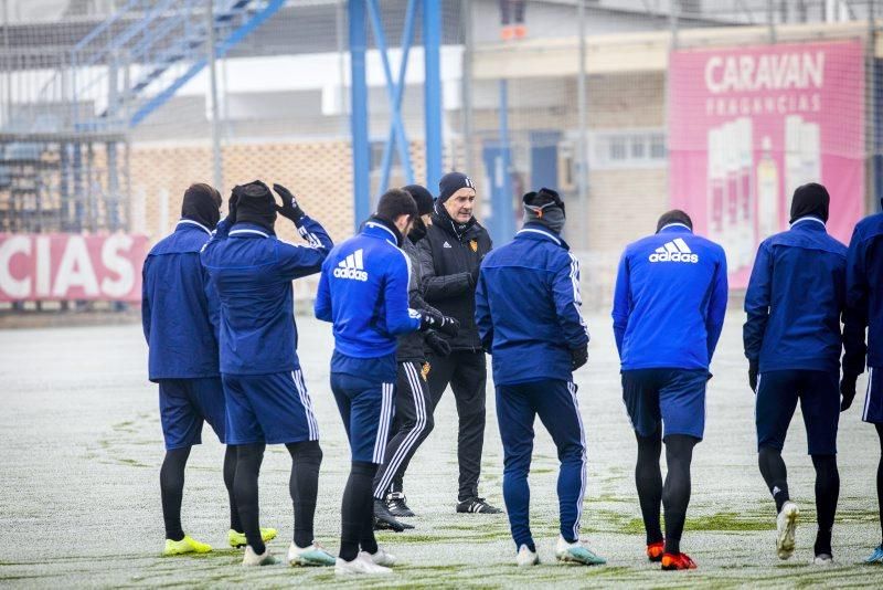 Entrenamiento del 13 de enero del Real Zaragoza