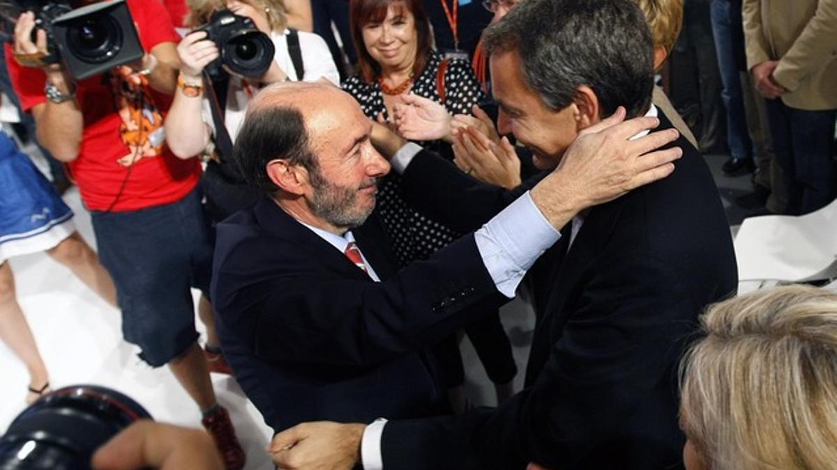 Rubalcaba y Zapatero