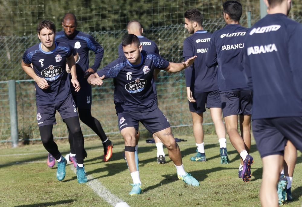 Última sesión antes del duelo ante el Valencia