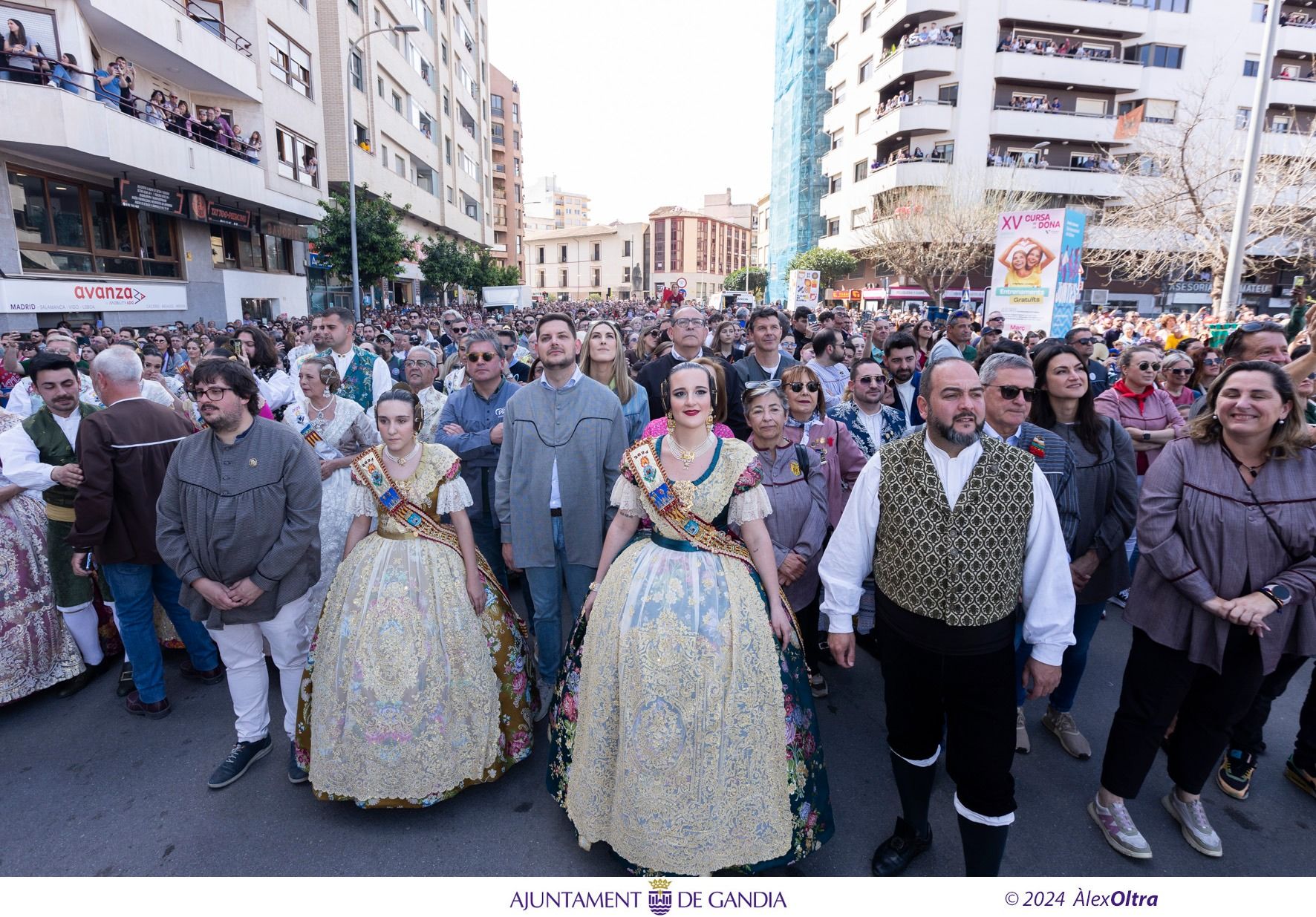 El domingo de las Fallas de Gandia, en casi ochenta imágenes