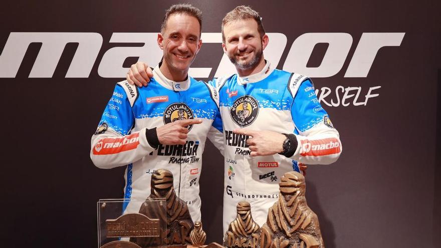 Gerard Farrés y su copiloto, Toni Vingut