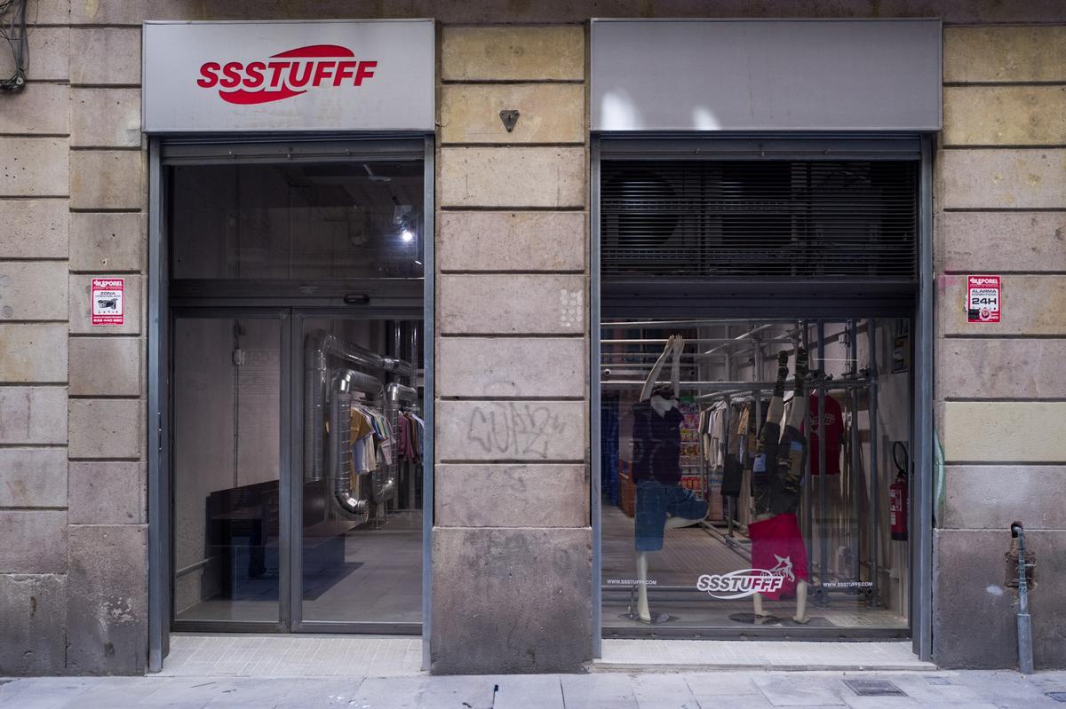 Exterior de SSSTUFFF, en la calle Duc.