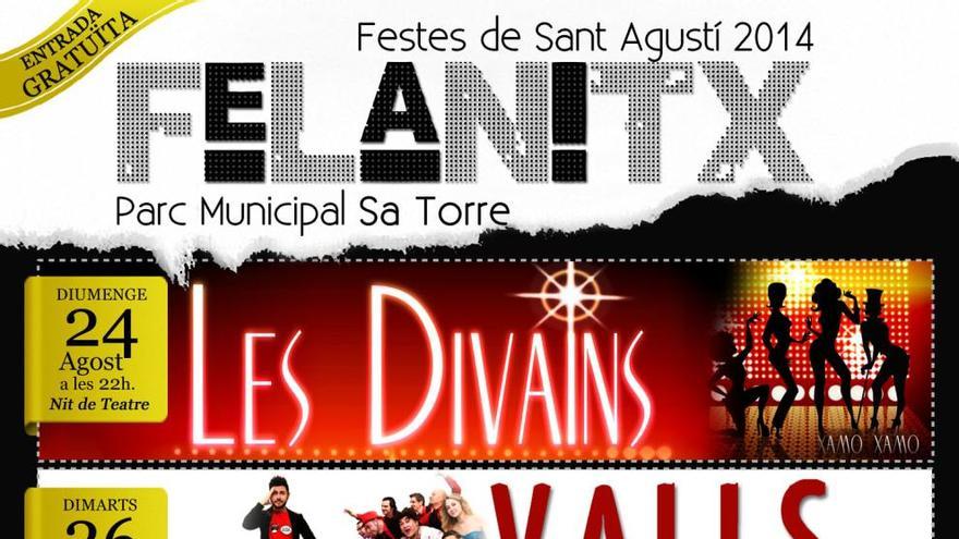 Cartel de las fiestas de Felanitx 2014.