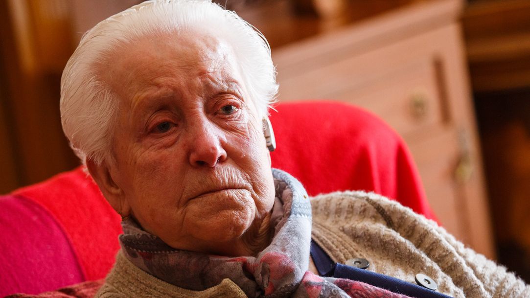 Rosario Bravo en casa de su hijo en Terrassa, a principios de año / Foto Anna Mas