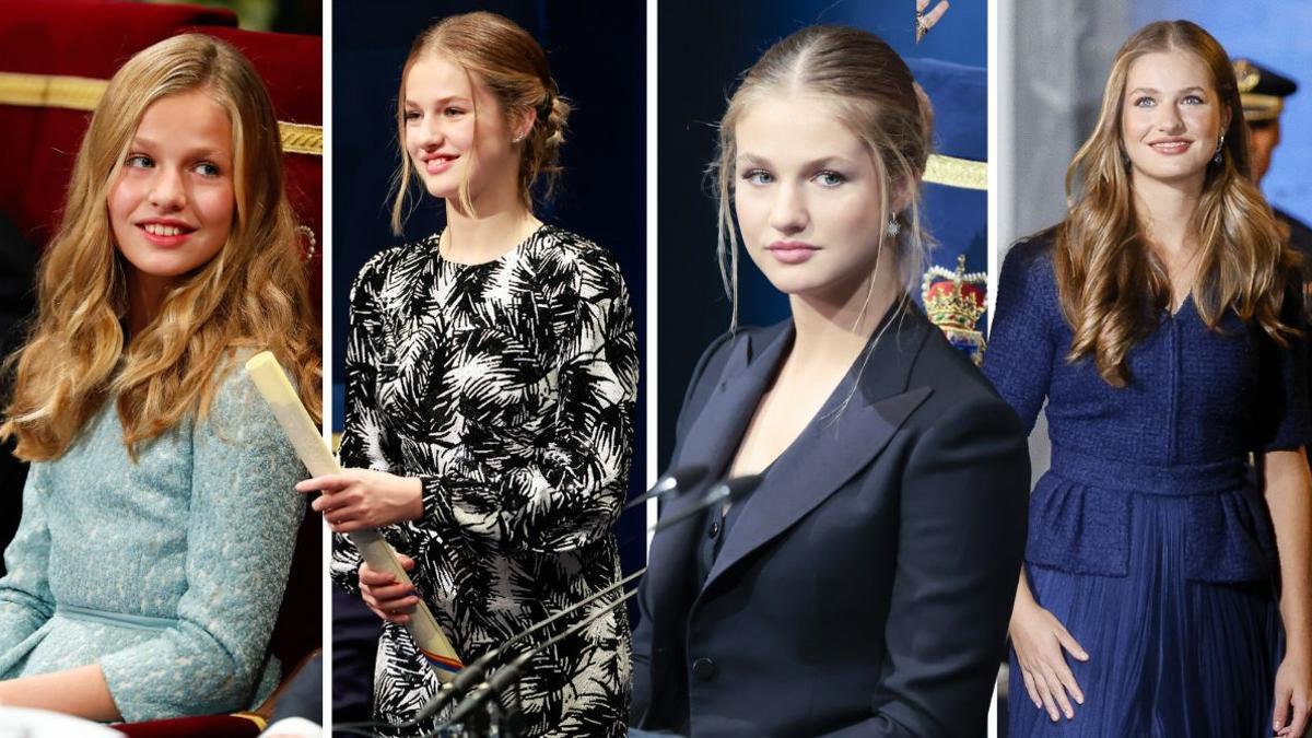 Tous les regards de Leonor sur les Prix Princesse des Asturies : voici comment cela a changé depuis 2019