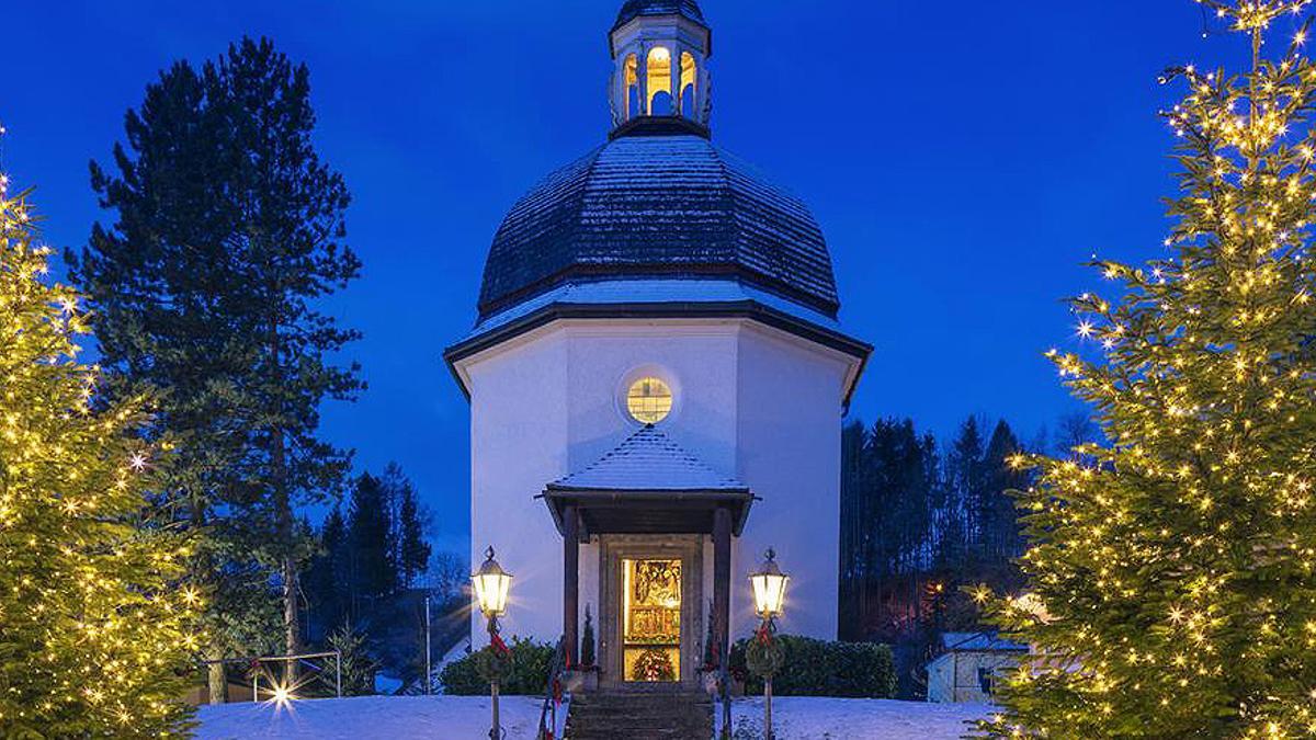 Capilla Conmemorativa de Noche de Paz (Stille-Nacht-Gedächtniskapelle), en Obendorf, Austria