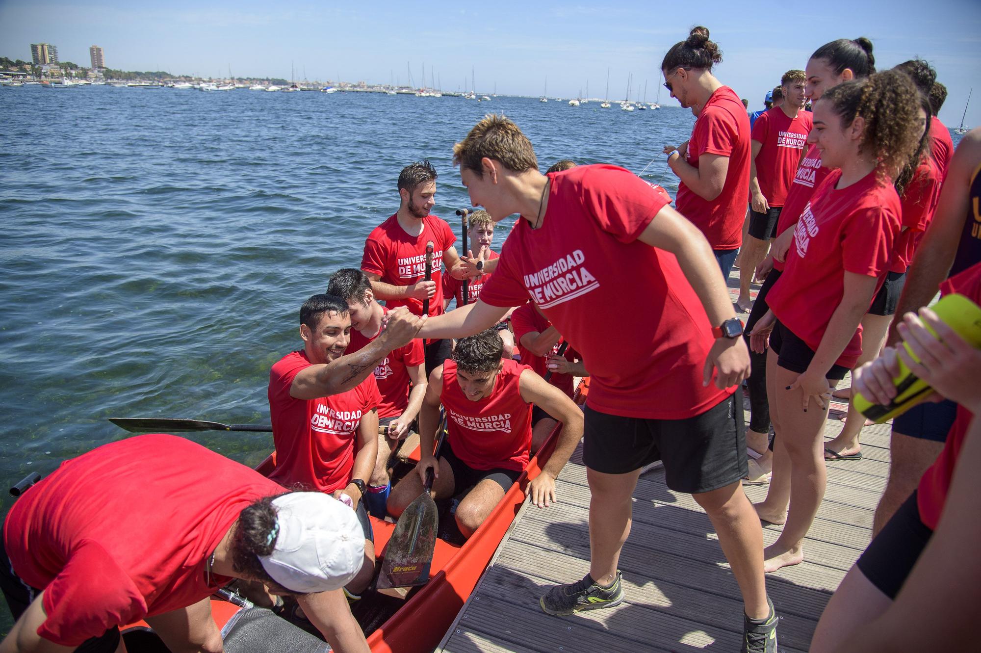 Así ha sido el campeonato de piragüismo Interuniversidad Playa Barnuevo en San Pedro