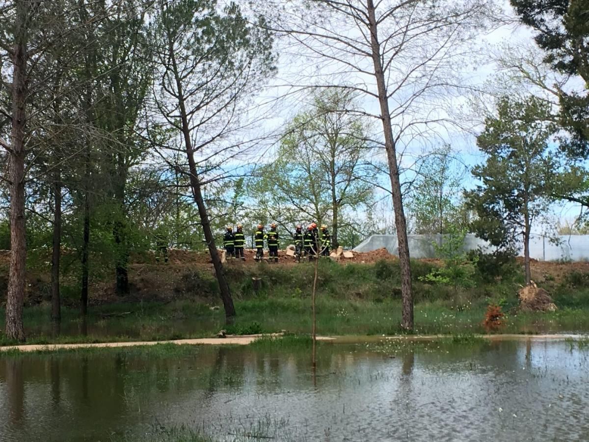 Impresionantes imágenes de la crecida del rio en Gelsa, Pinta y Quinto de Ebro