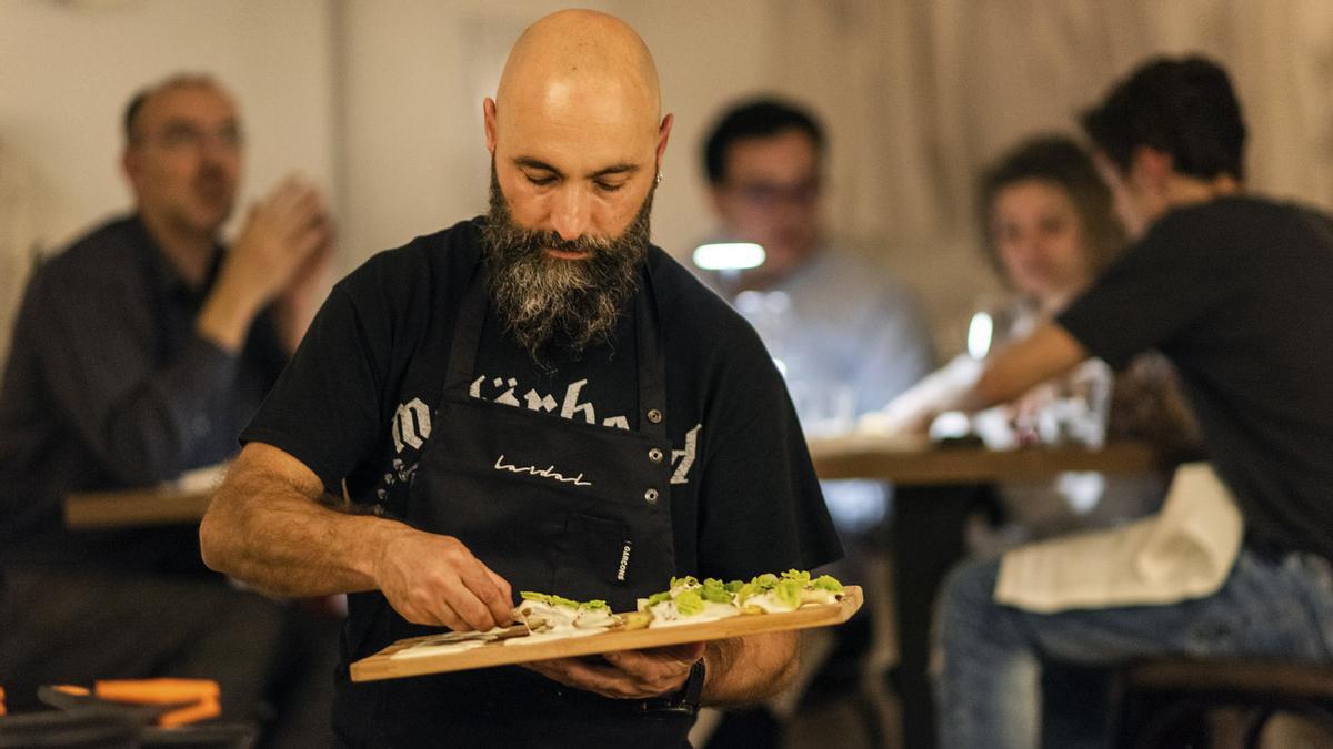 El cocinero Benito Gómez.