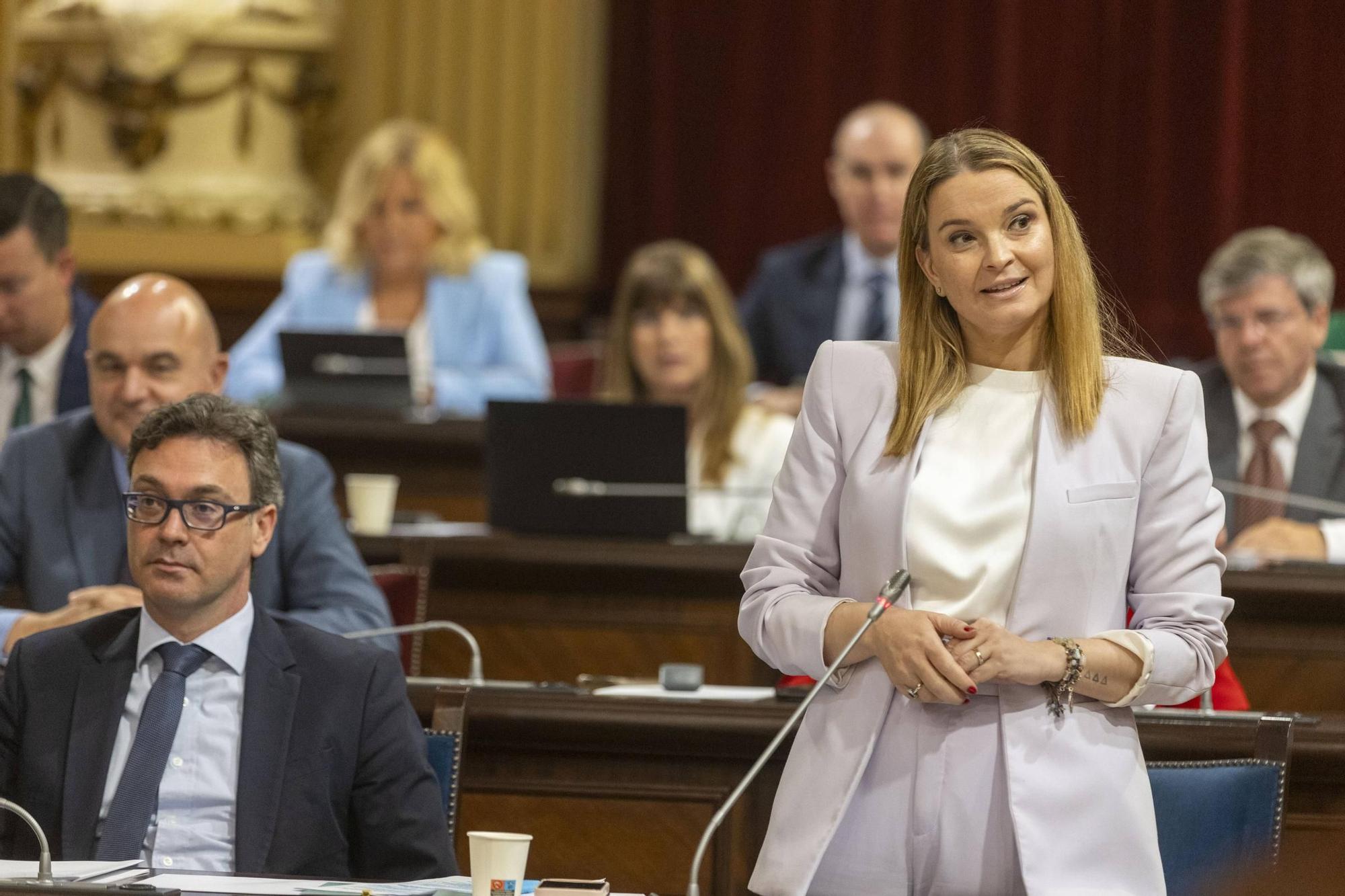 El pleno del Parlament, en imágenes