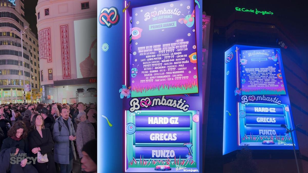 Van fer el vídeo del Festival Boombastic que es va retransmetre a Callao (Madrid)