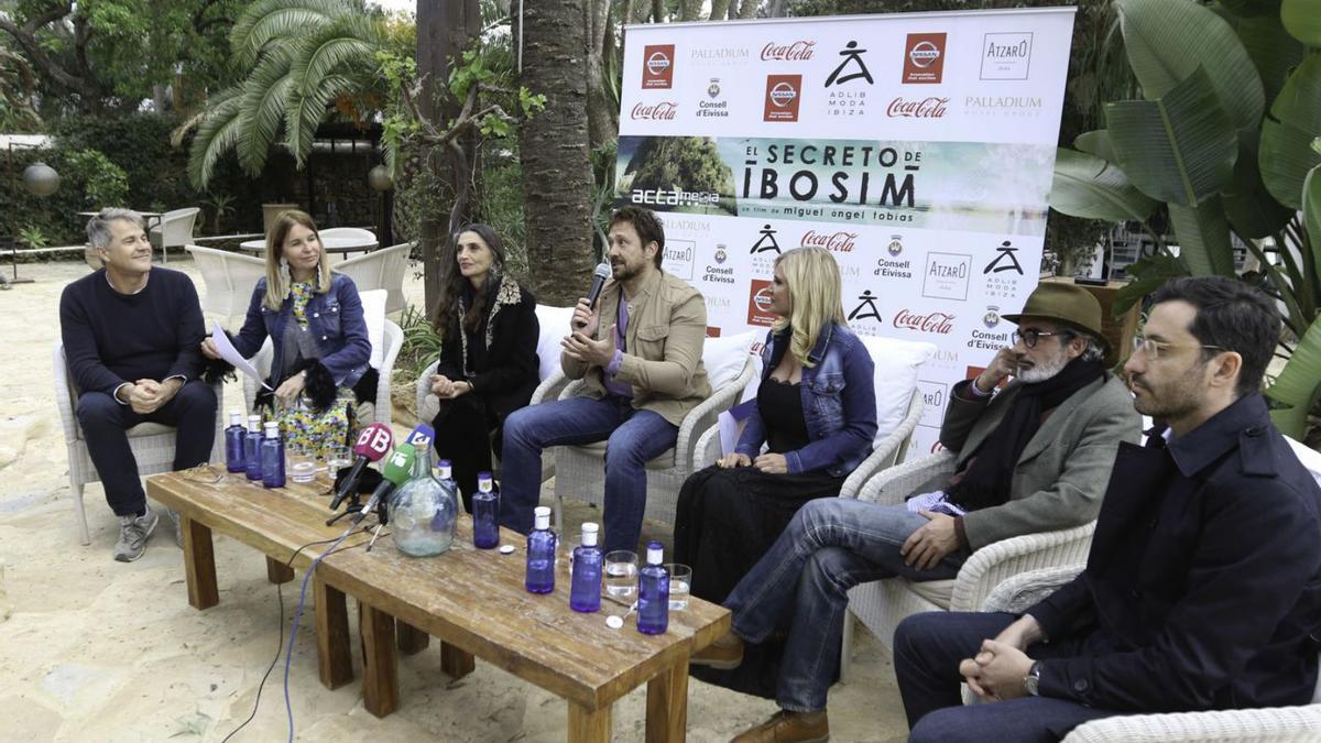 Una de las presentaciones de la película ‘El secreto de Ibosim’ en Ibiza en 2018.