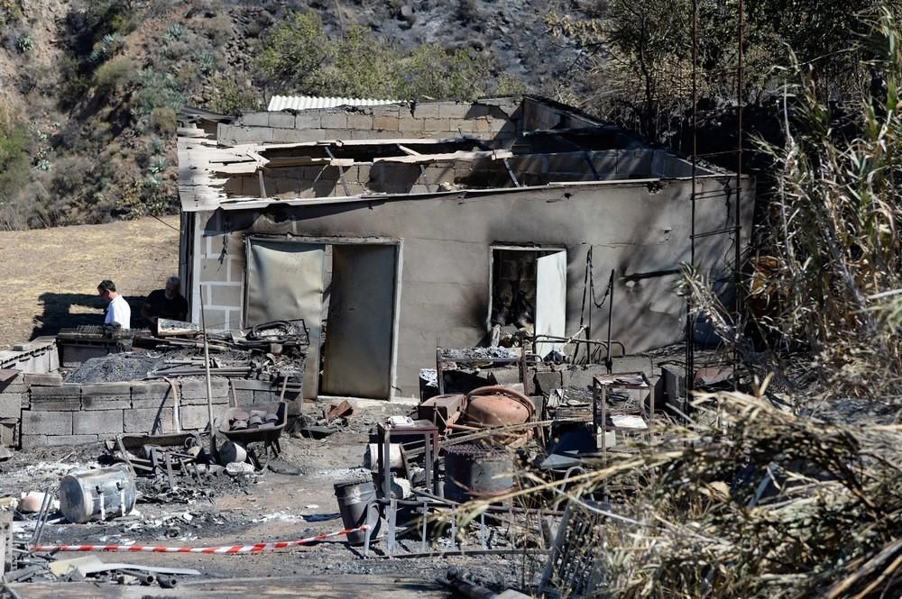 Tejeda tras el incendio