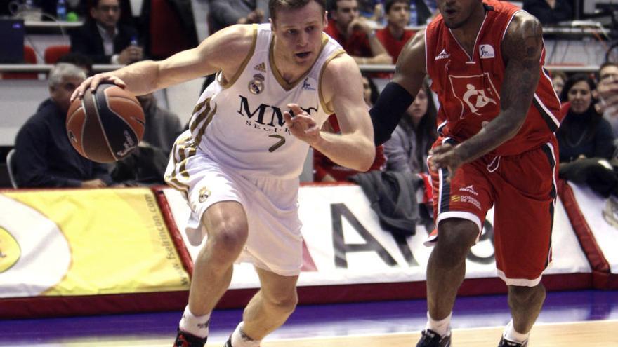 Martynas Pocius durante su etapa en el Real Madrid