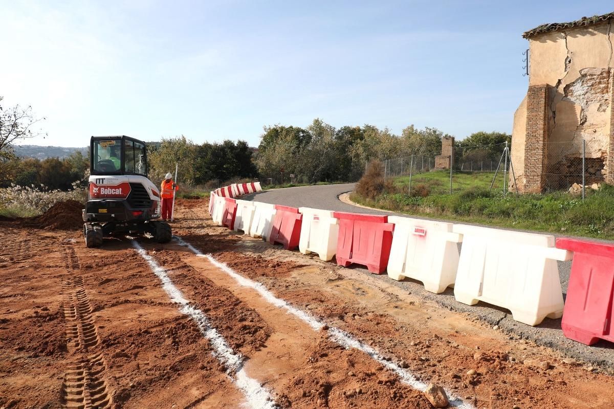 Obras en el Camino de Albarreal de Toledo