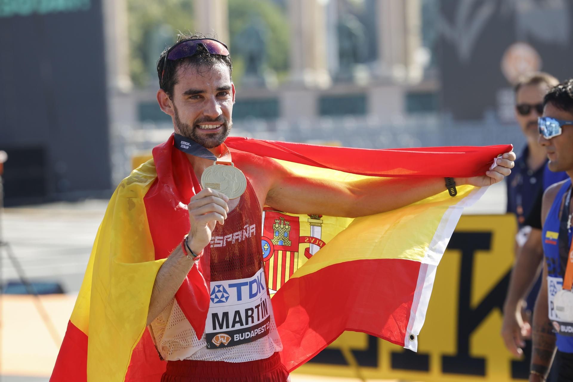 Álvaro Martín, doble campeón del mundo en marcha