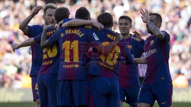 FC Barcelona, 2 - Athletic, 0