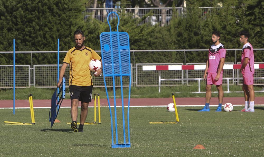 Primer entrenamiento de Lluís Planagumà