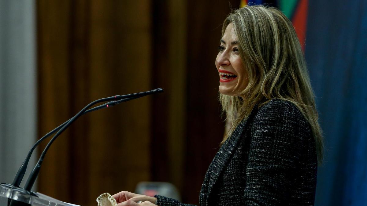 La ministra de Transportes, Movilidad y Agenda Urbana, Raquel  Sánchez.