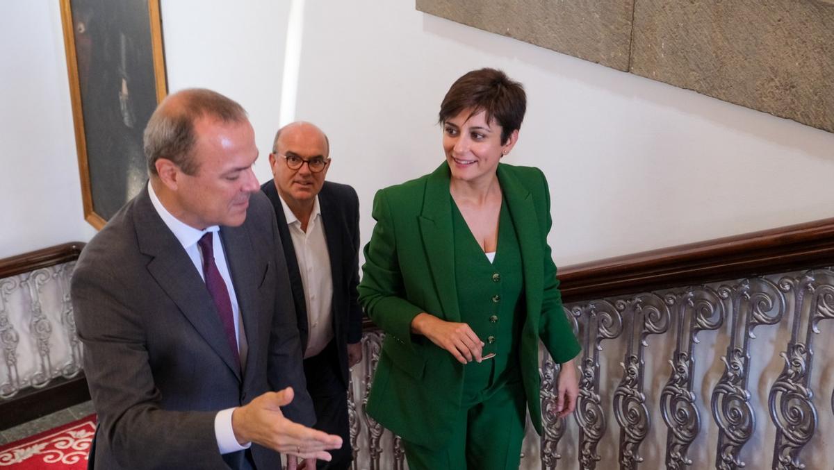 Imagen de la visita realizada por la ministra de Política Terrotorial, Isabel Rodríguez.