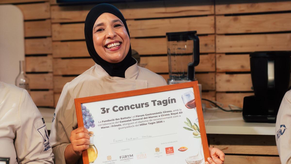 La guanyadora del concurs Fairouz Fankouch Harchioui.