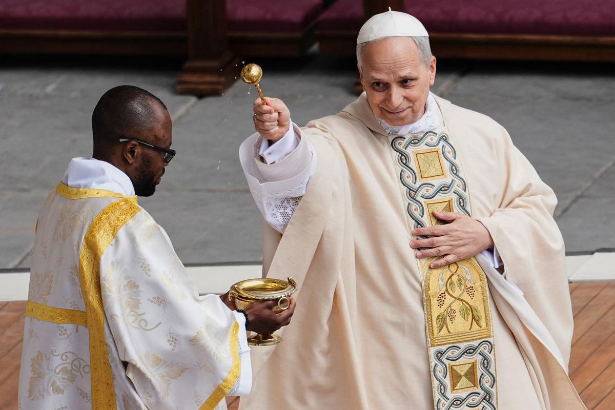 Misa de inicio del pontificado del papa León XIV