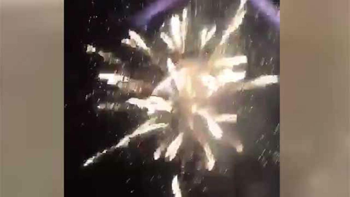 Aficionados del Ajax tiraron fuegos artificiales en el hotel del Real Madrid