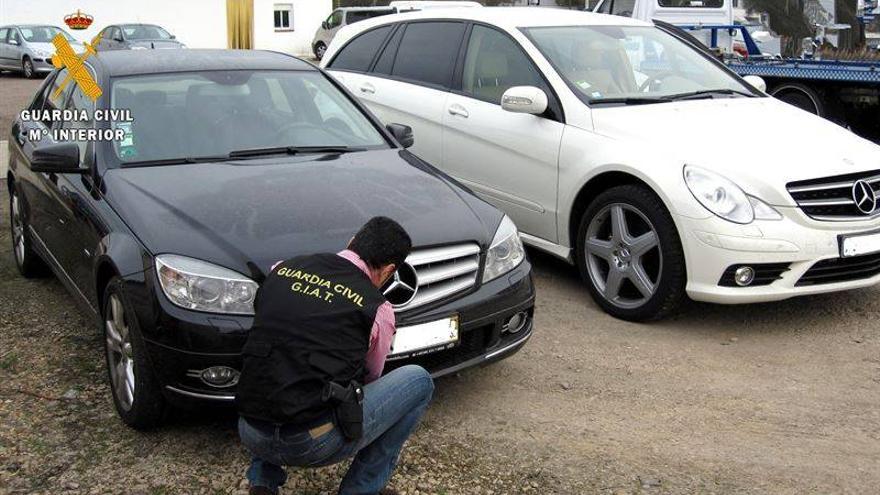Destapada en Extremadura una trama internacional de robo de vehículos de alta gama
