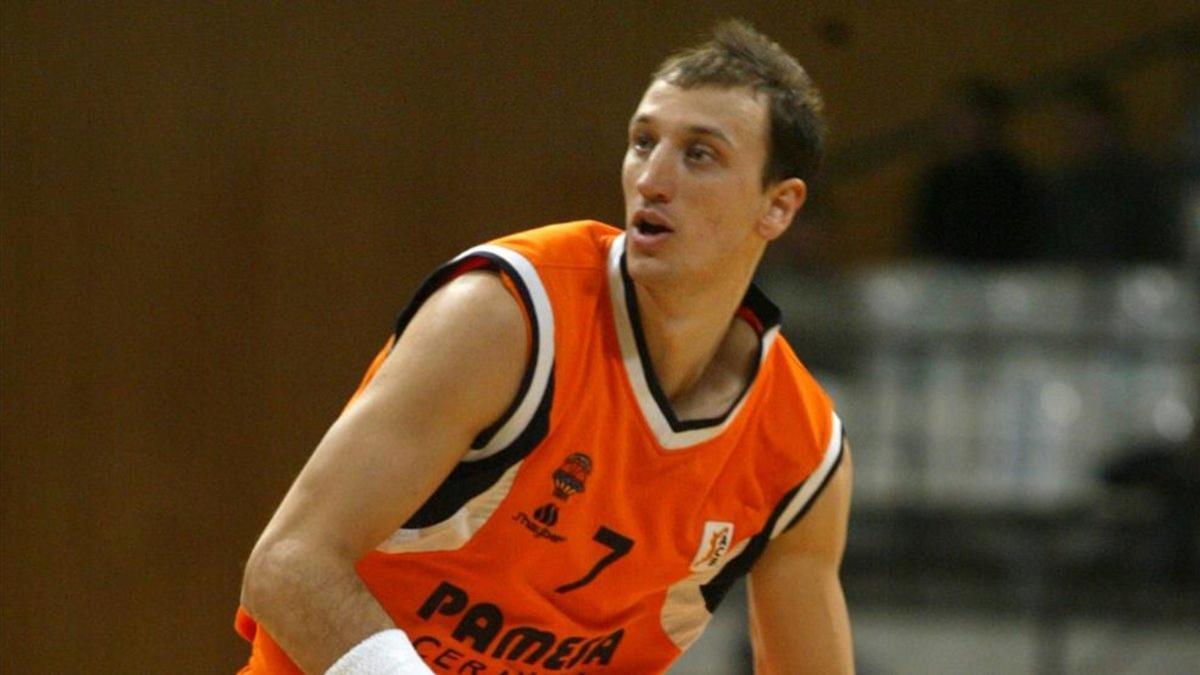 Abbio, en su época como jugador del Valencia Basket