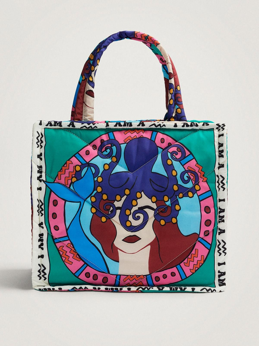 Bolso estampado de Acuario de Parfois