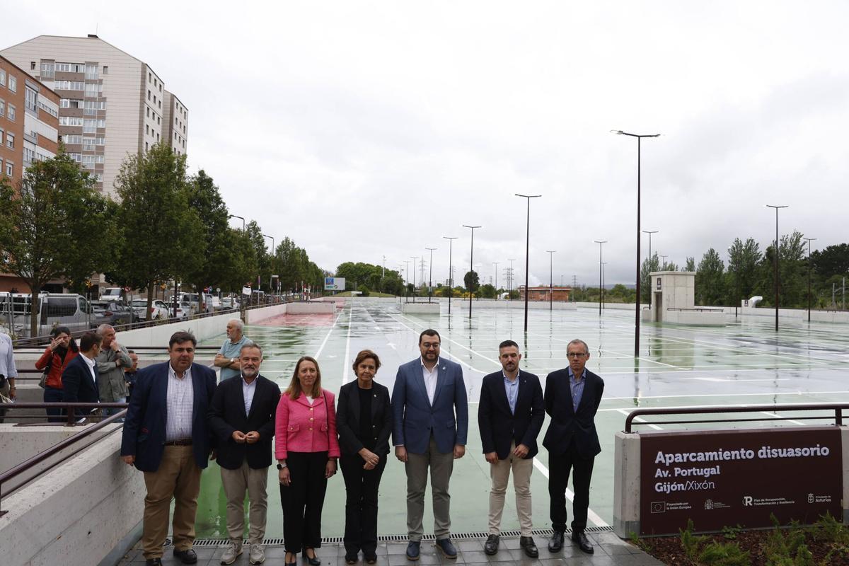 EN IMÁGENES: Así es el nuevo parking disuasorio de la avenida Portugal de Gijón