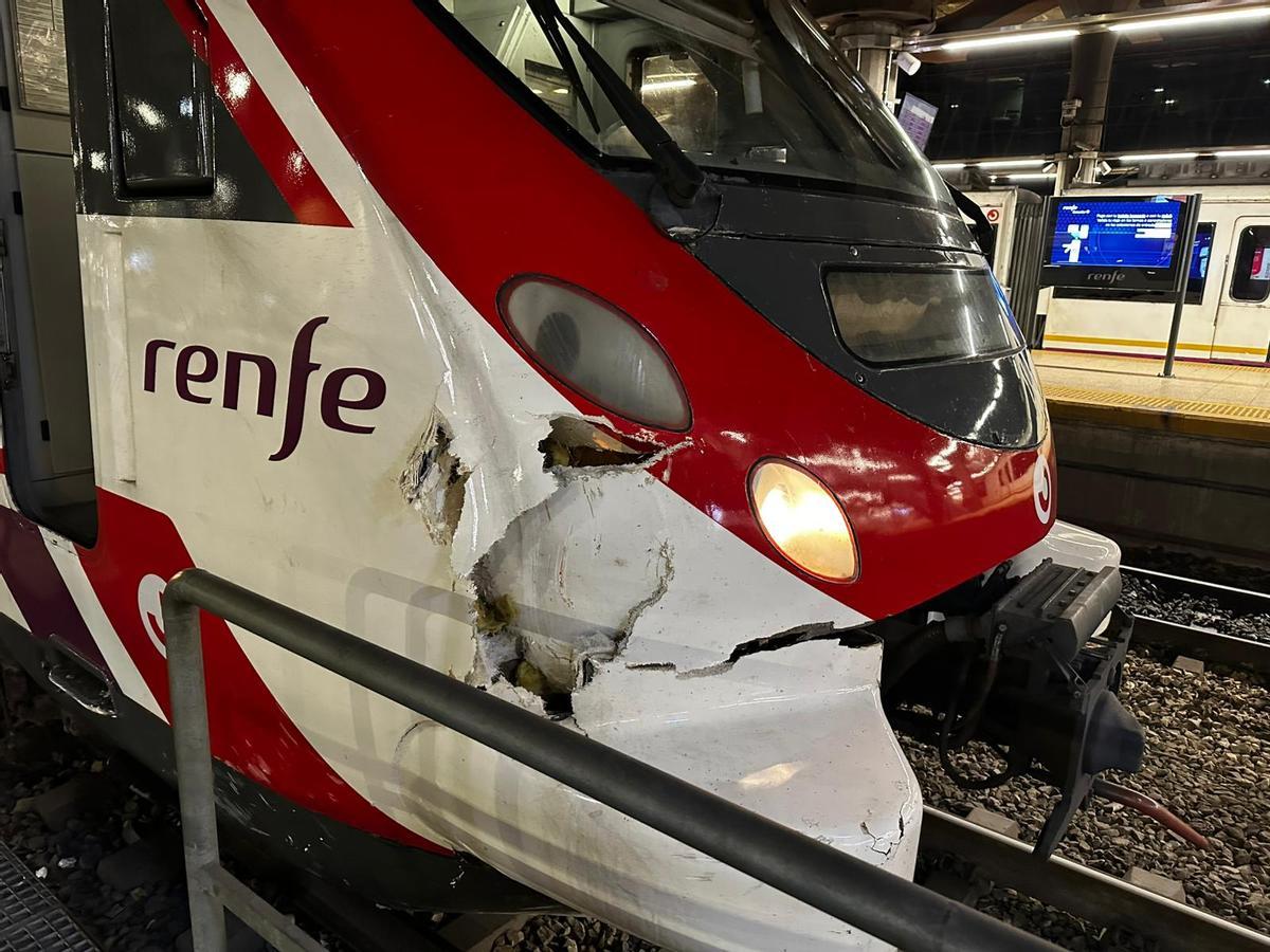 VÍDEO: Accidente ferroviario en Olloniego, Asturias