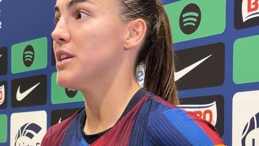 Patri Guijarro da las claves para la goleada contra el Real Madrid