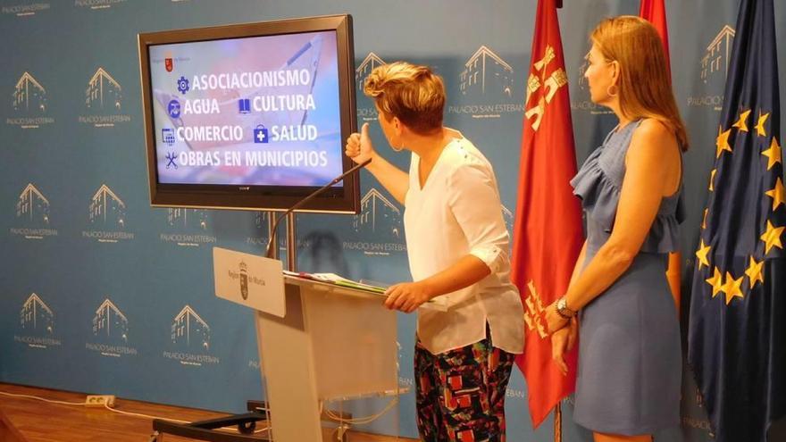 Noelia Arroyo y Begoña Iniesta presentaron la nueva edición de los Presupuestos Participativos.