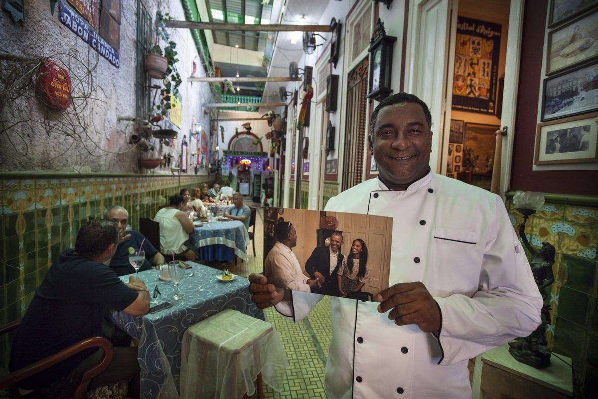 Paladar de San Cristobal, restaurante donde comió el presidente Obama con su familia en su reciente visita a La Habana