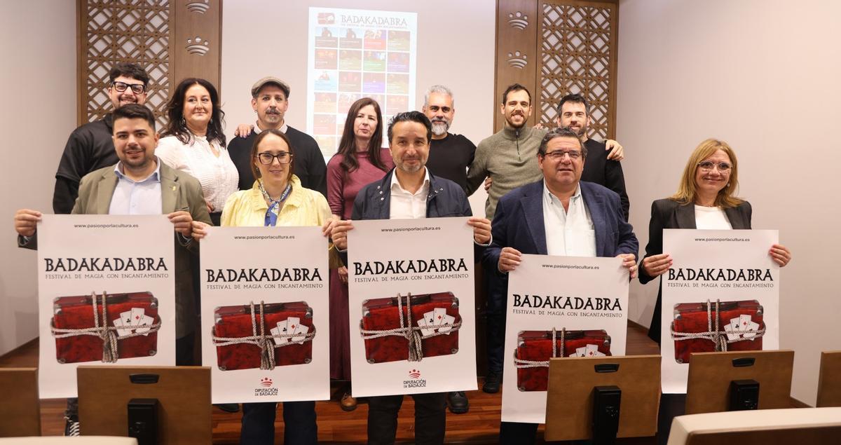 Presentación de Badakadabra, en la Diputación de Badajoz.