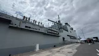 Un barco con entrañas bélicas: el buque de asalto anfibio Castilla abre sus puertas en el Arsenal hasta el domingo