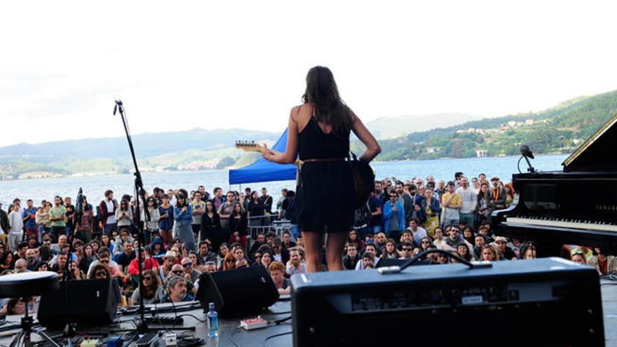 Un instante del Festival Sinsal en San Simón // Olalla Lojo