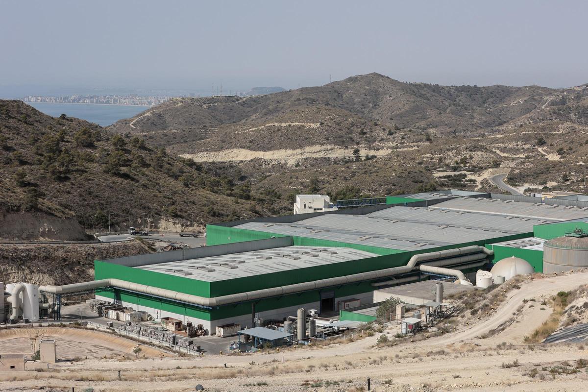 Planta de basuras de El Campello, en una imagen del pasado año