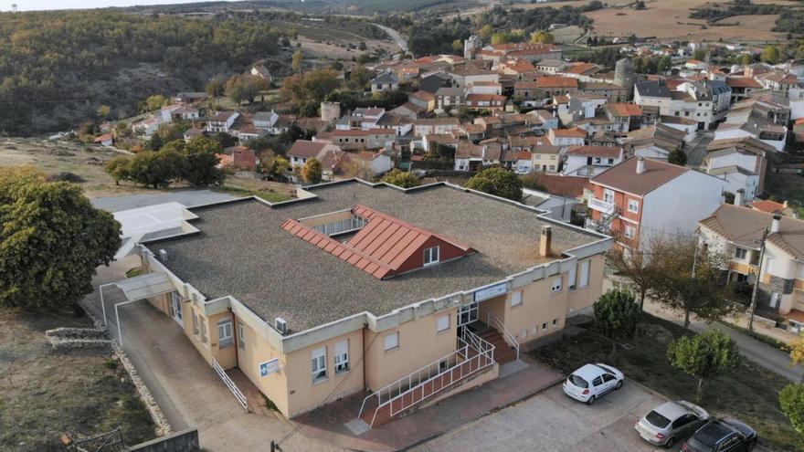 Vista aérea del centro de salud Aliste, situado en Alcañices. | Ch. S.