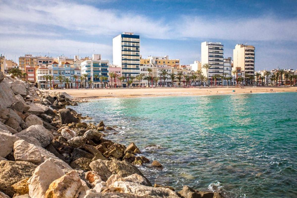 Playa de Vinaròs, en la comarca del Baix Maestrat.