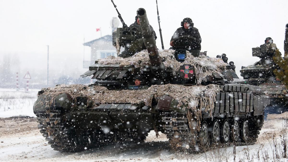 Las fuerzas rusas avanzan en Ucrania.