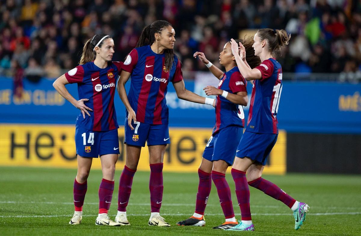 Copa de la Reina. Cuartos. FC Barcelona - Sevilla, en imágenes