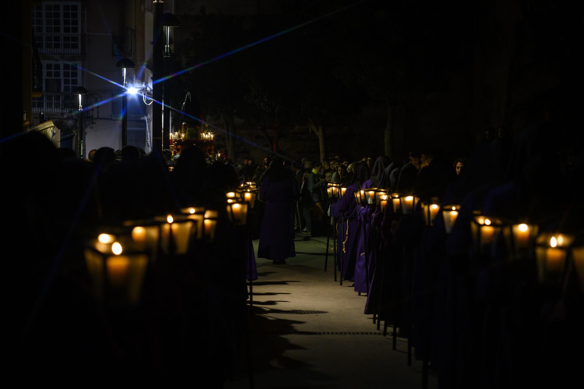 Viacrucis penitencial del Cristo del Socorro en Cartagena