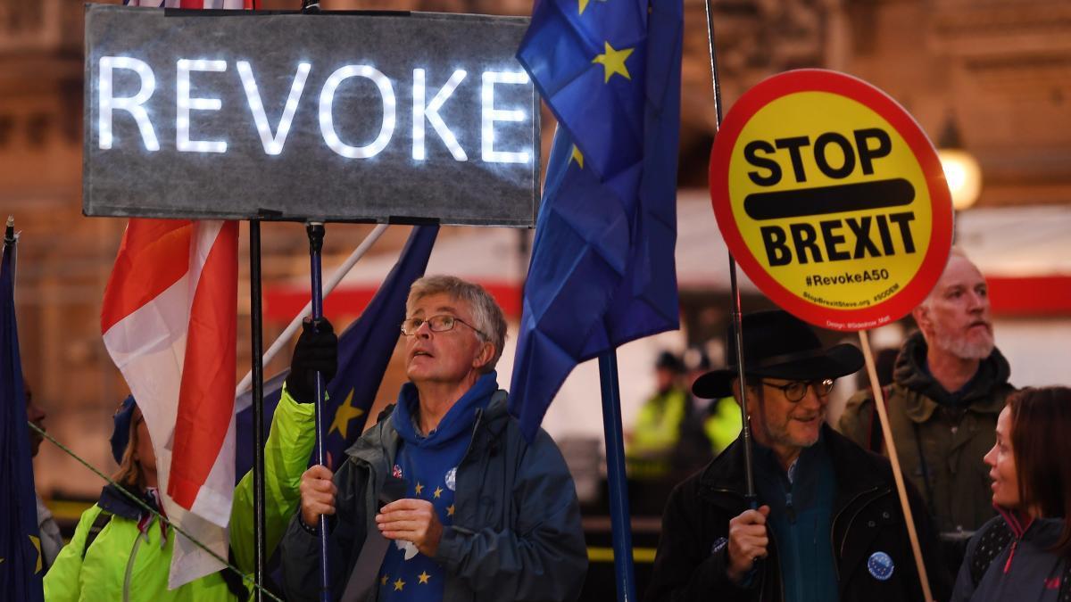 Manifestación en Londres a finales de 2019.