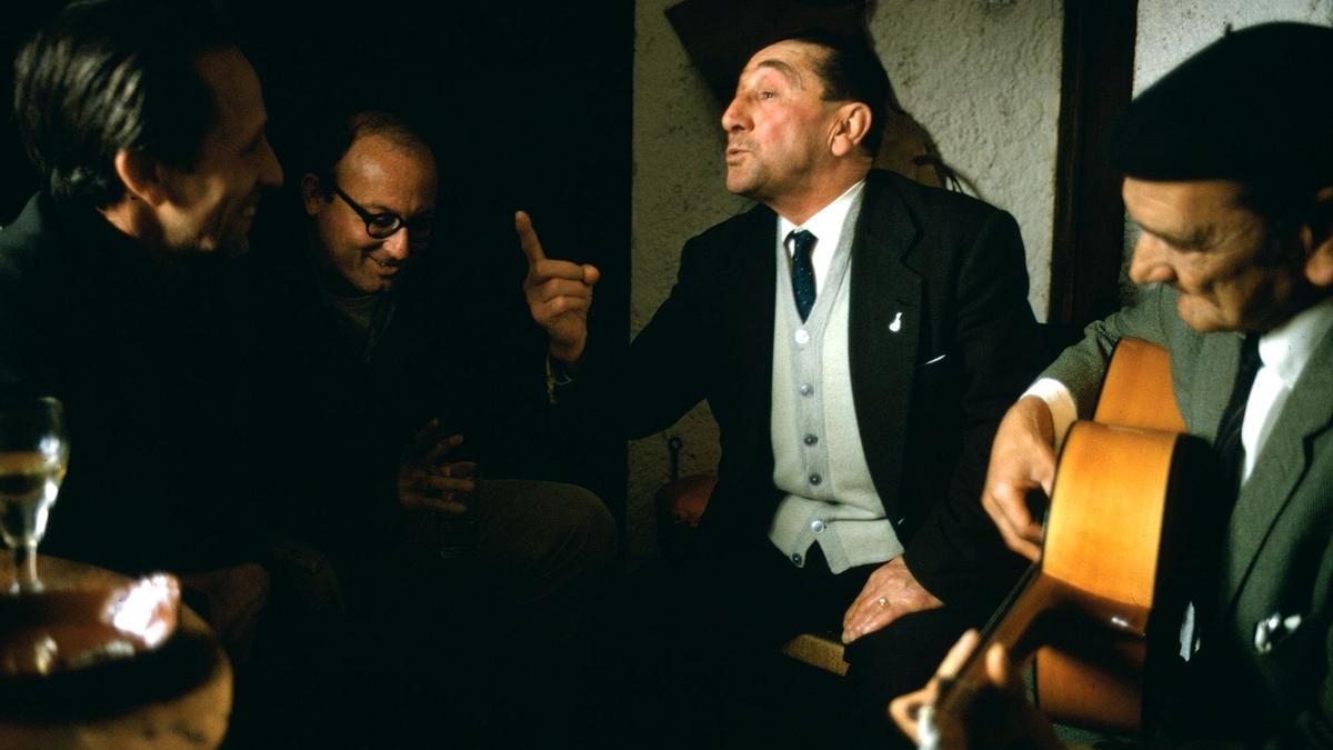 El flamenco fue una de las pasiones de Joel Meyerowitz, asiduo de la Peña Juan Breva, gracias a su relación con la familia Escalona