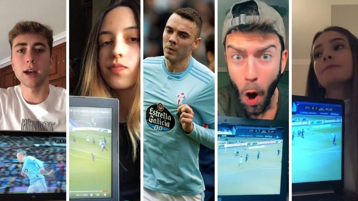 "¡Genio, genio, genio Iago Aspas!": la eufórica narración del gol que se viraliza en Tik Tok